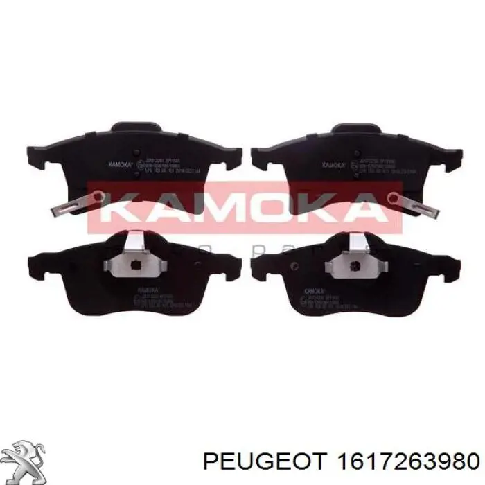1617263980 Peugeot/Citroen Передні гальмівні колодки