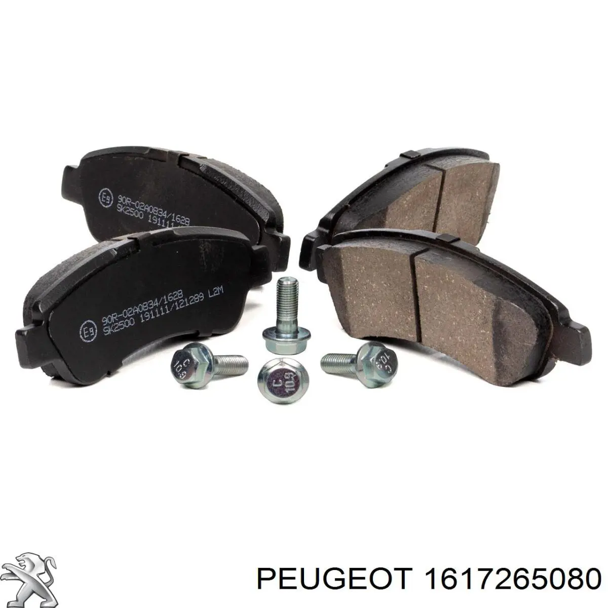 Задні гальмівні колодки Peugeot/Citroen 1617265080 ціна, від 21.61 USD