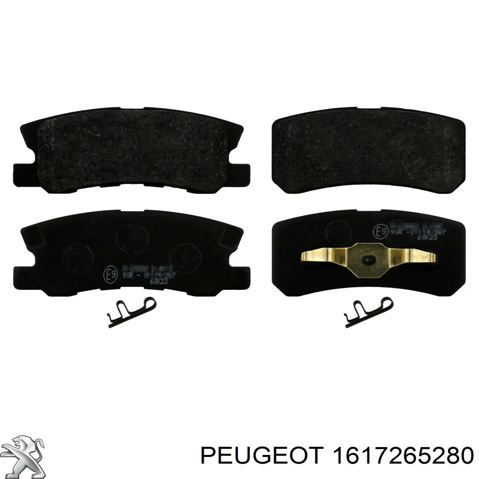 Купити 1617265280 Peugeot/Citroen Задні колодки