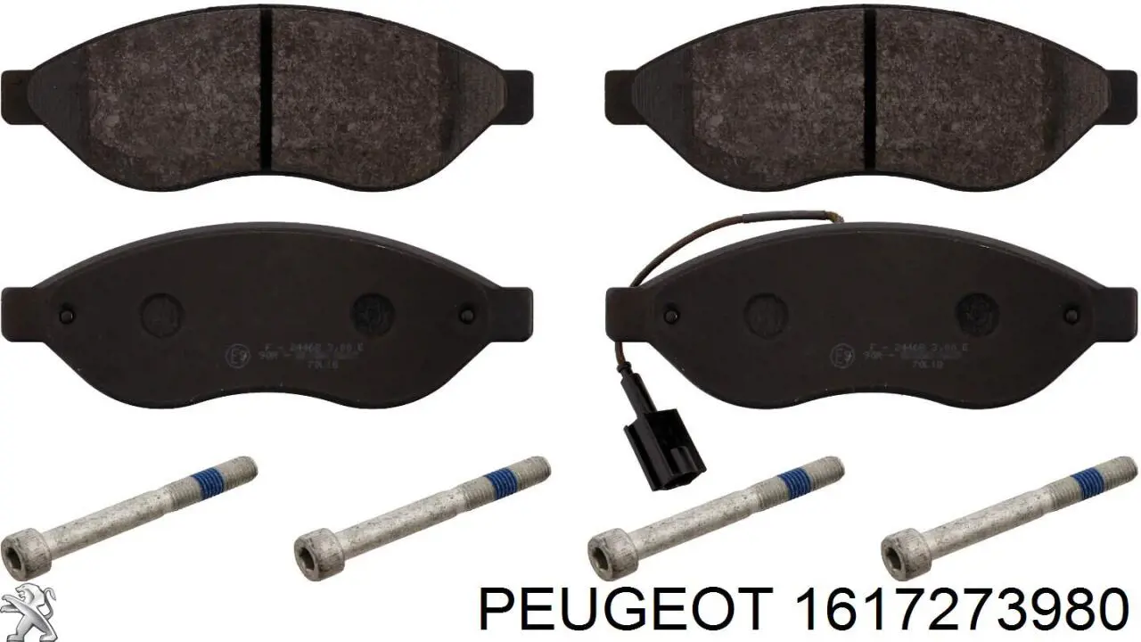 Гальмівні колодки Peugeot/Citroen 1617273980 ціна, від 37.16 USD