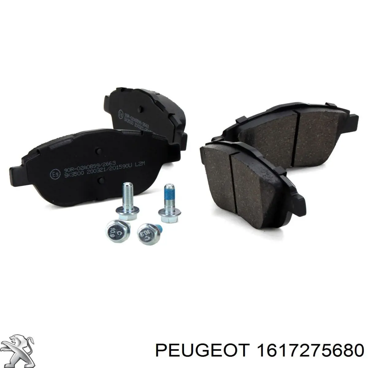 Гальмівні колодки Peugeot/Citroen 1617275680 ціна, від 40.04 USD