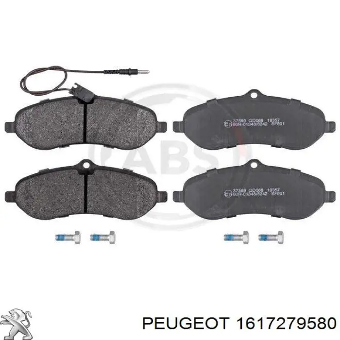 Гальмівні колодки Peugeot/Citroen 1617279580 ціна, від 29.92 USD