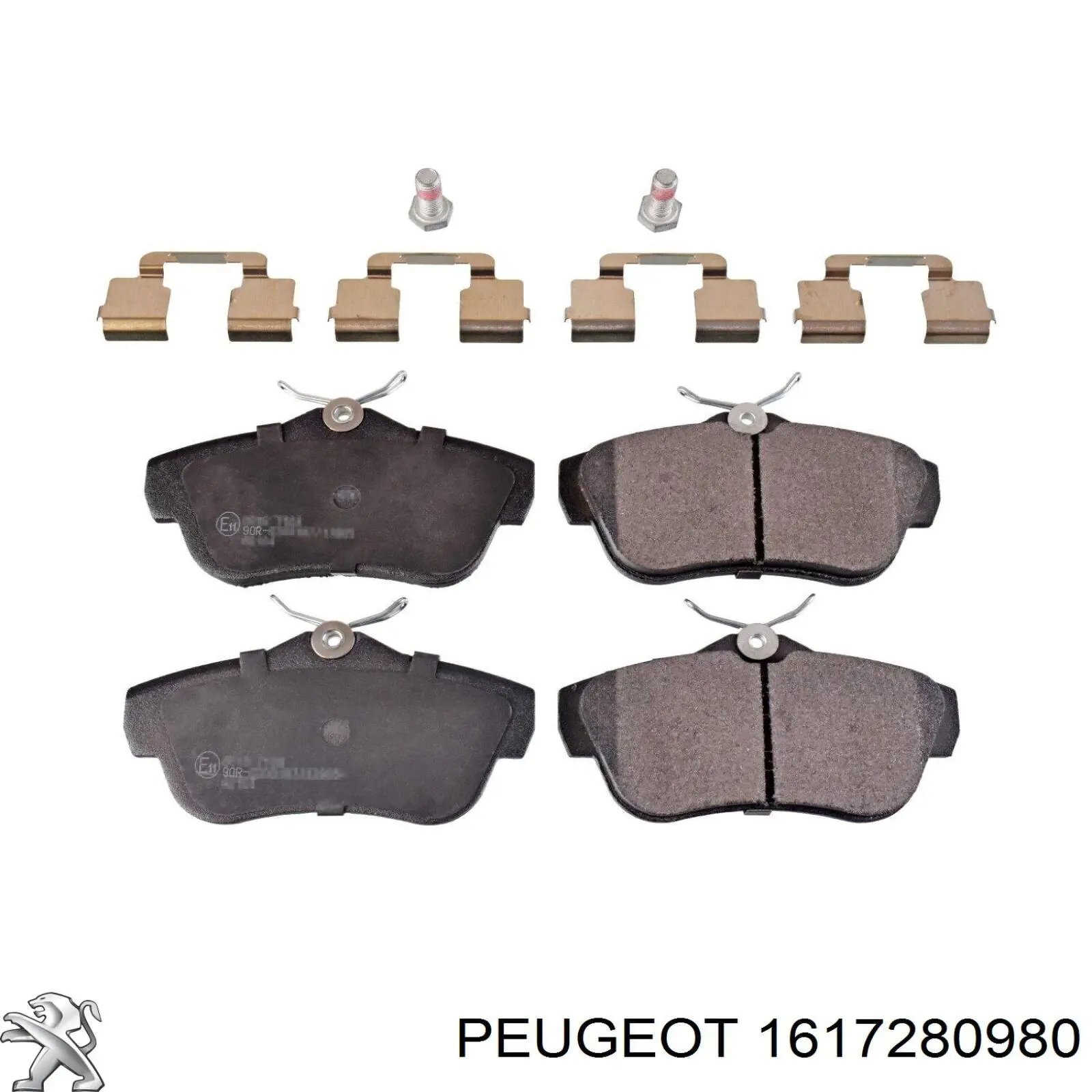 Купити 1617280980 Peugeot/Citroen Задні колодки
