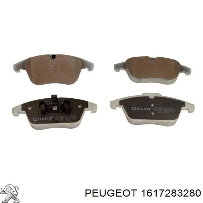 Тормозні колодки Peugeot/Citroen 1617283280