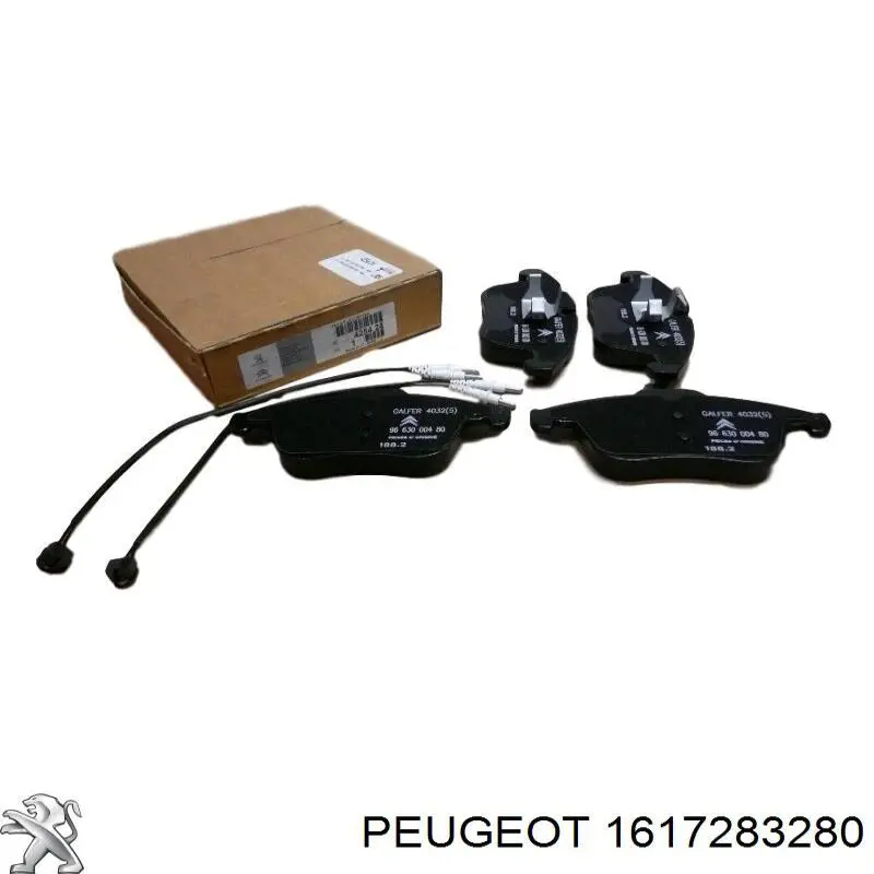 1617283280 Peugeot/Citroen Передні гальмівні колодки