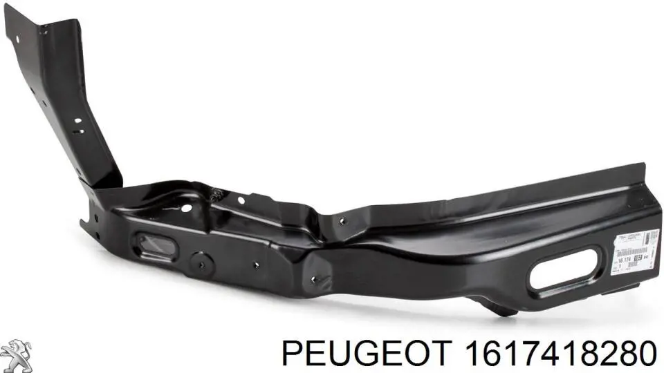 Купити 1617418280 Peugeot/Citroen Супорт радіатора правий/монтажна панель кріплення фар
