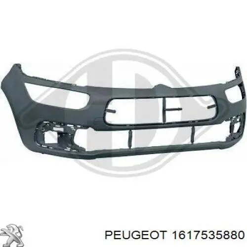 1617535880 Peugeot/Citroen Бампер передній в зборі