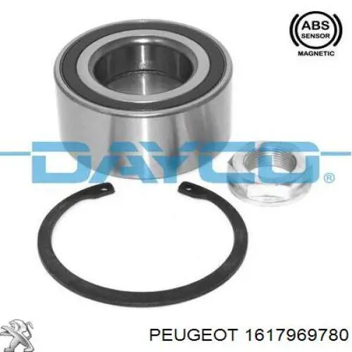 Купити 1617969780 Peugeot/Citroen Підшипник ступиці передньої