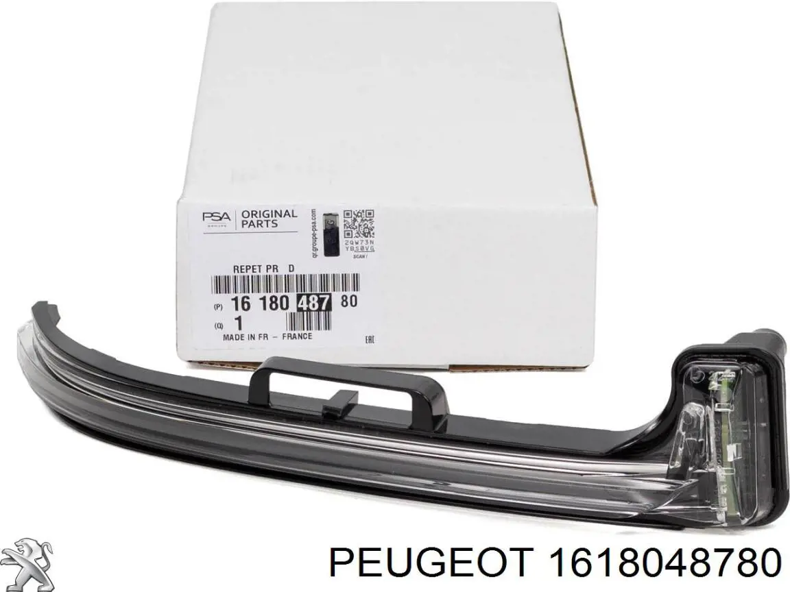 Покажчик повороту дзеркала, правий Peugeot/Citroen 1618048780 ціна, від 37.23 USD