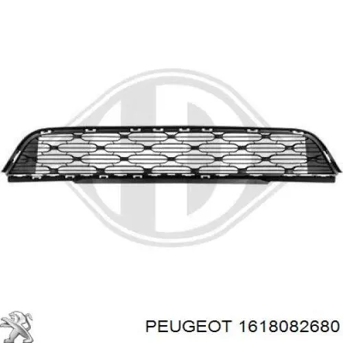 1618082680 Peugeot/Citroen Бампер передній в зборі