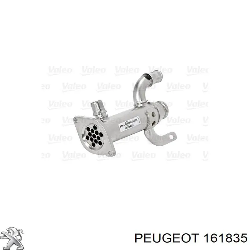 Радіатор системи EGR рециркуляції вихлопних газів 161835 Peugeot/Citroen
