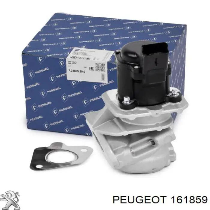 161859 Peugeot/Citroen Клапан рециркуляції відпрацьованих газів EGR