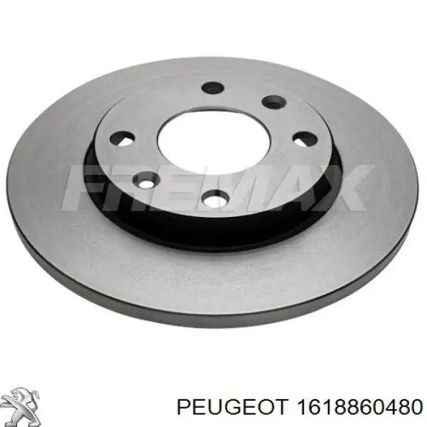 Гальмівні диски передні 1618860480 Peugeot/Citroen
