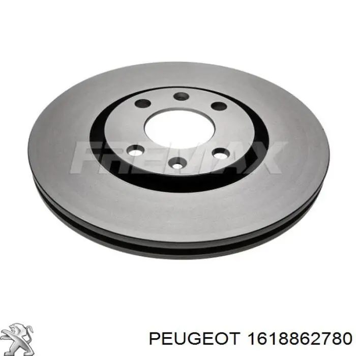 1618862780 Peugeot/Citroen диск гальмівний передній