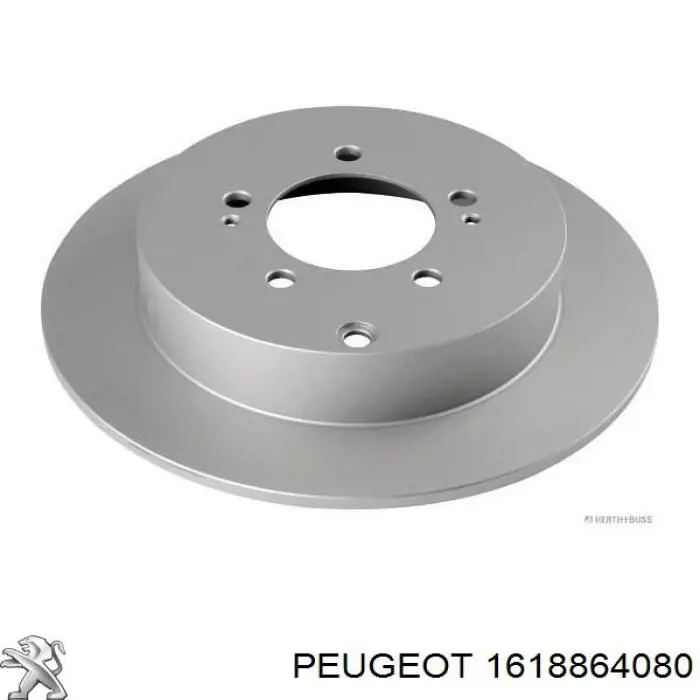 Купити 1618864080 Peugeot/Citroen Диск заднього гальма