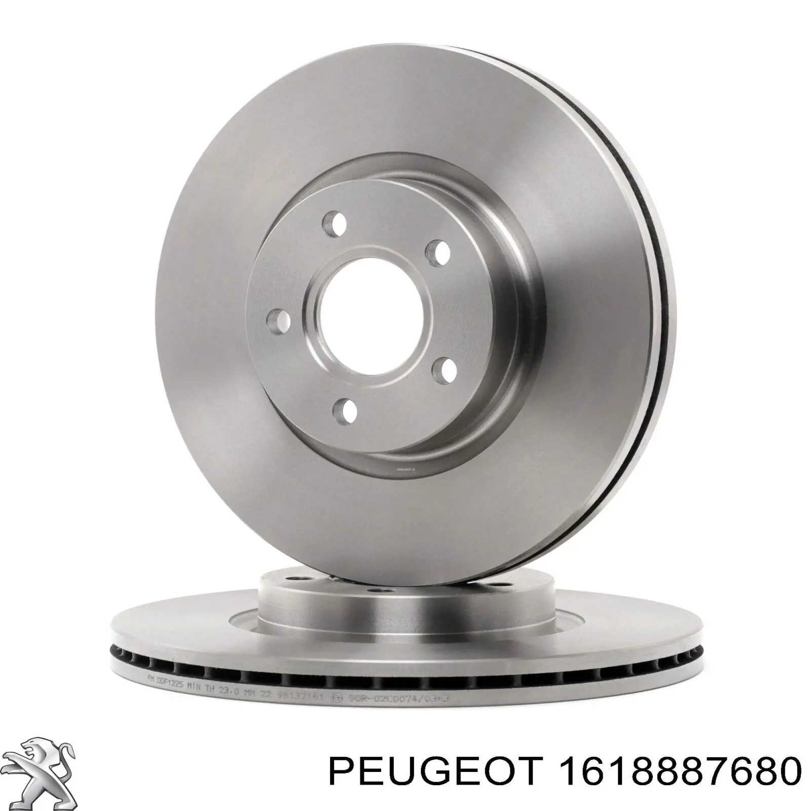 Купити 1618887680 Peugeot/Citroen Ротор гальмівний