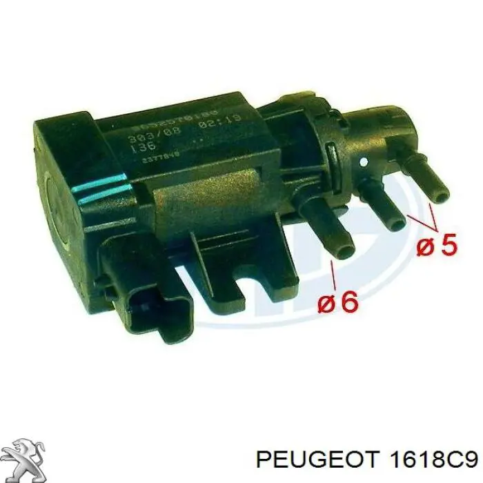 Клапан перетворювач тиску наддуву (соленоїд) 1618C9 Peugeot/Citroen