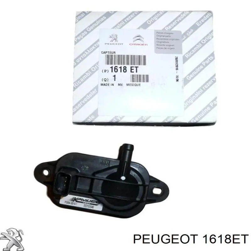 1618ET Peugeot/Citroen датчик тиску вихлопних газів