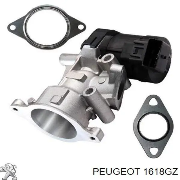 1618GZ Peugeot/Citroen клапан egr, рециркуляції газів