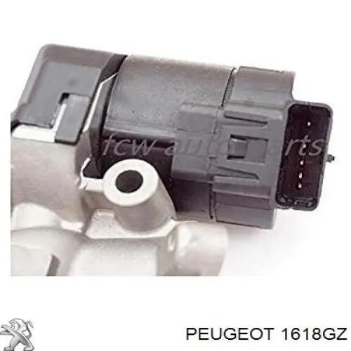 1618GZ Peugeot/Citroen Клапан рециркуляції відпрацьованих газів EGR