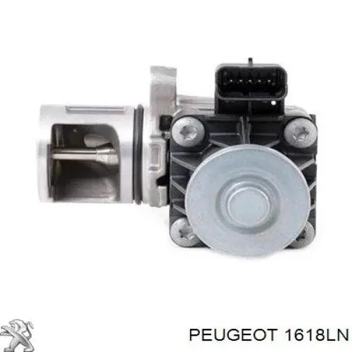 1618LN Peugeot/Citroen клапан egr, рециркуляції газів