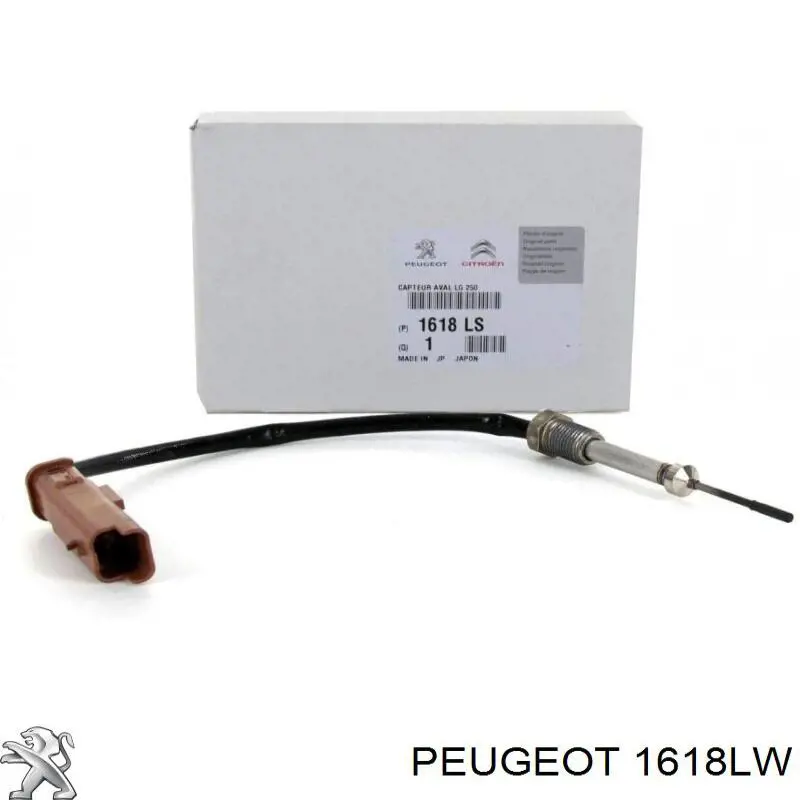 00001618LW Peugeot/Citroen датчик температури відпрацьованих газів (вг, фільтр сажі)