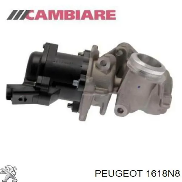 1618N8 Peugeot/Citroen Клапан рециркуляції відпрацьованих газів EGR
