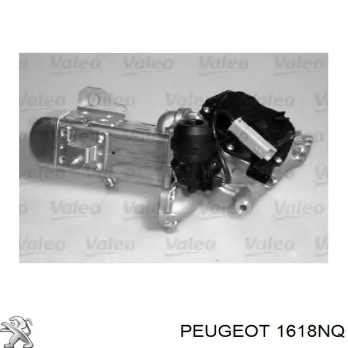 1618NQ Peugeot/Citroen радіатор системи рециркуляції ог