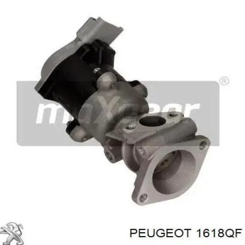 1618QF Peugeot/Citroen клапан egr, рециркуляції газів