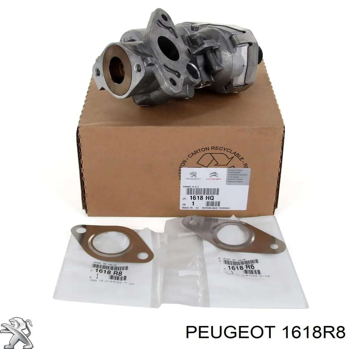 1618R8 Peugeot/Citroen прокладка egr-клапана рециркуляції