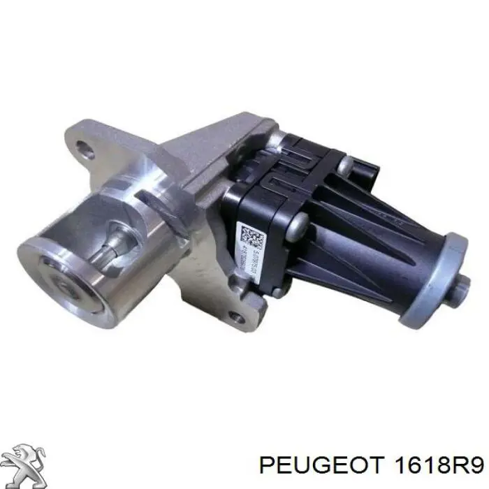 1618R9 Peugeot/Citroen патрубок радіатора системи рециркуляції ог