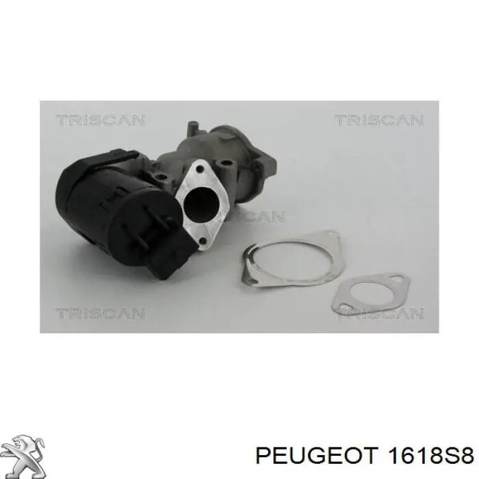 1618S8 Peugeot/Citroen Клапан рециркуляції відпрацьованих газів EGR