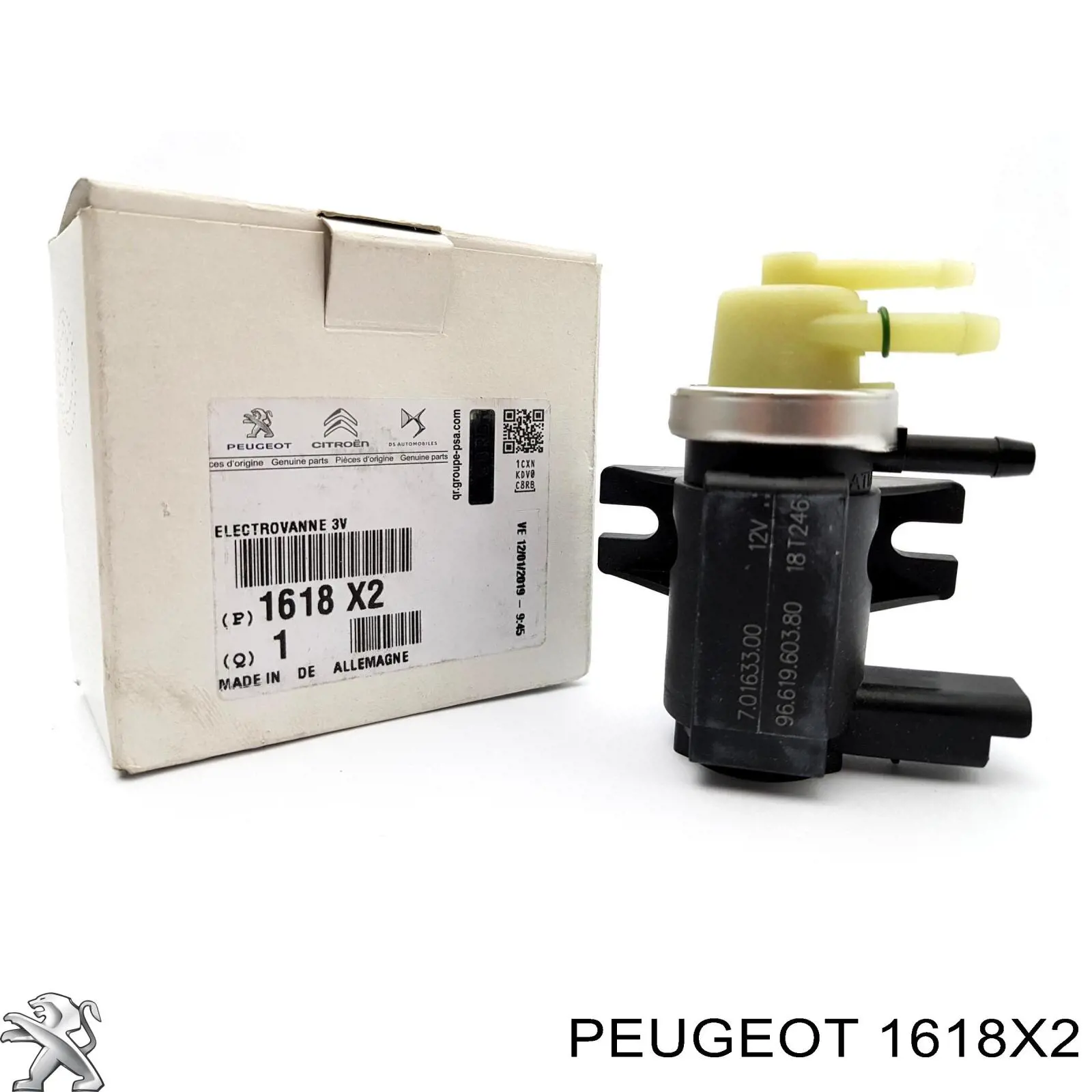 Перетворювач тиску (соленоїд) наддуву / EGR Peugeot/Citroen 1618X2