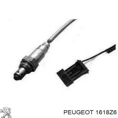 Купити 1618Z6 Peugeot/Citroen Лямбда-зонд, датчик кисню до каталізатора, лівий