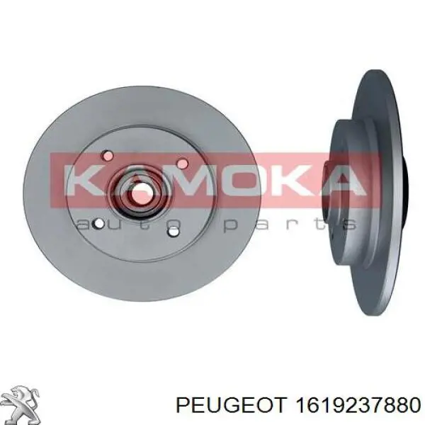 1619237880 Peugeot/Citroen диск гальмівний задній
