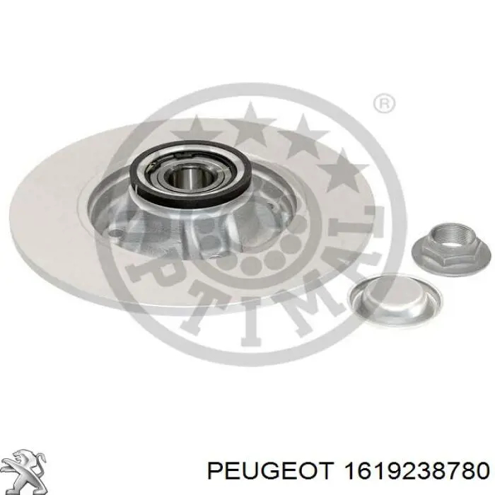 1619238780 Peugeot/Citroen диск гальмівний задній