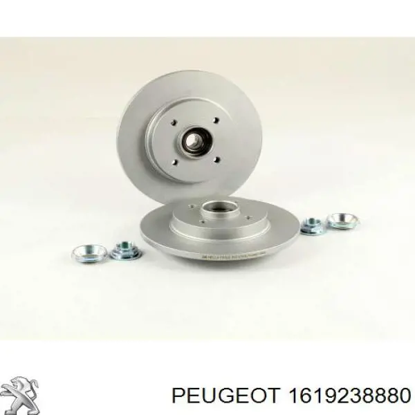 Гальмівні диски 1619238880 Peugeot/Citroen