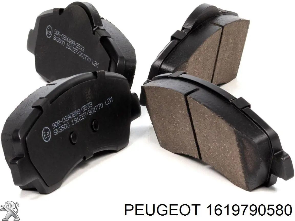 Купити 1619790580 Peugeot/Citroen Колодки гальмівні передні, дискові