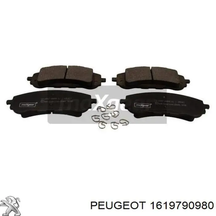 Гальмівні колодки Peugeot/Citroen 1619790980 ціна, від 33.75 USD