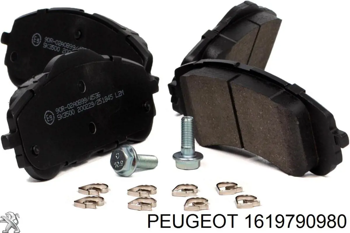 Передні тормозні колодки 1619790980 Peugeot/Citroen