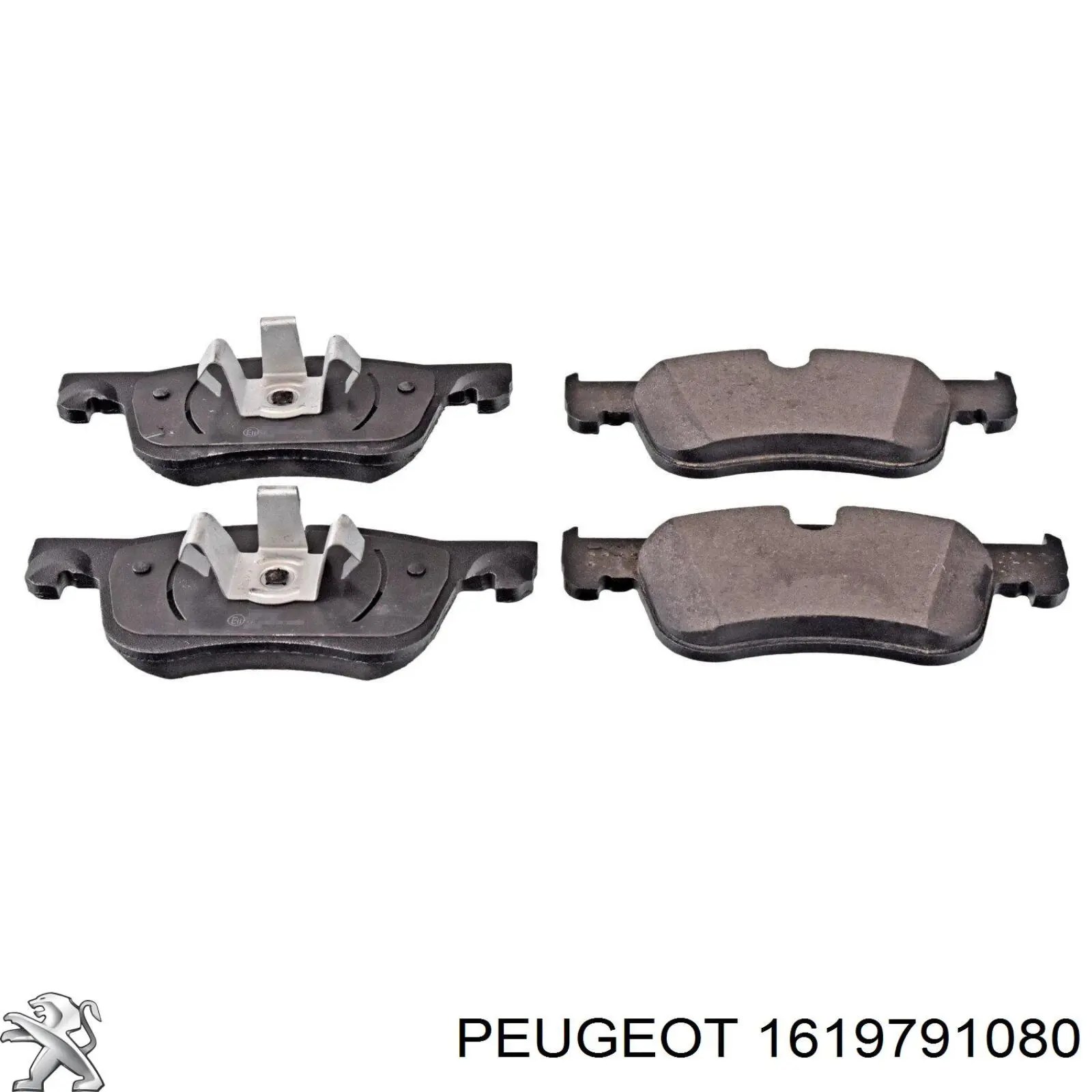 Купити 1619791080 Peugeot/Citroen Колодки гальмівні передні, дискові