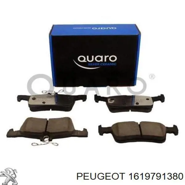 Задні гальмівні колодки Peugeot/Citroen 1619791380 ціна, від 25.11 USD