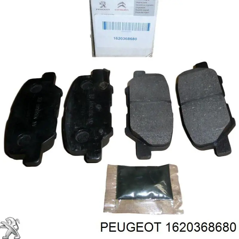 Колодки гальмові задні, дискові 1620368680 Peugeot/Citroen