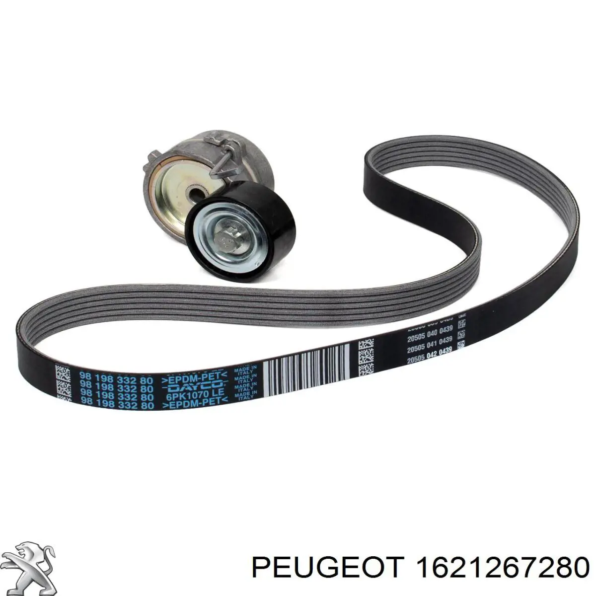 1621267280 Peugeot/Citroen ремінь приводний, агрегатів, комплект