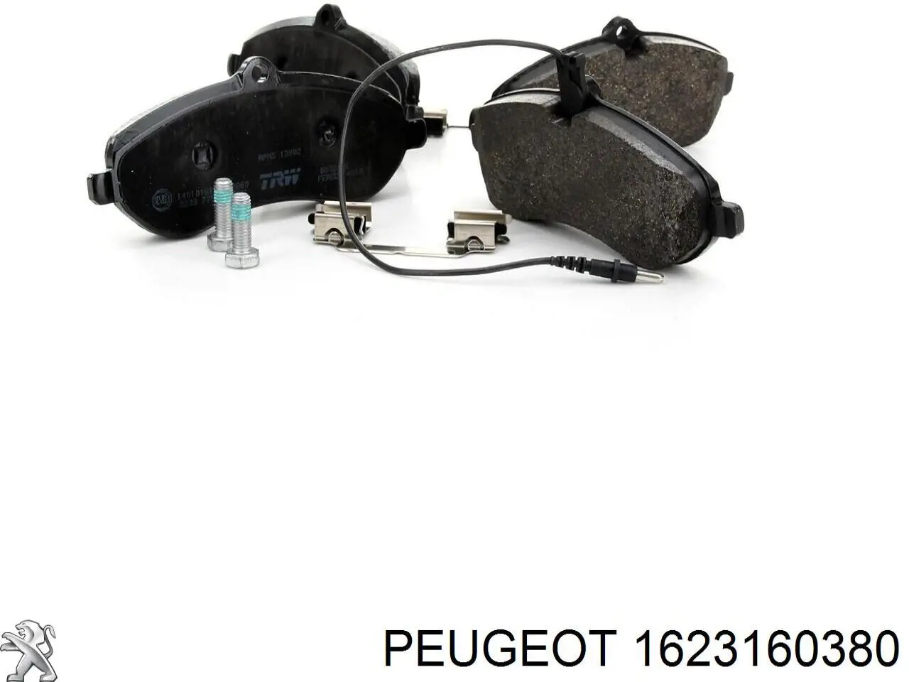 1623160380 Peugeot/Citroen колодки гальмівні передні, дискові
