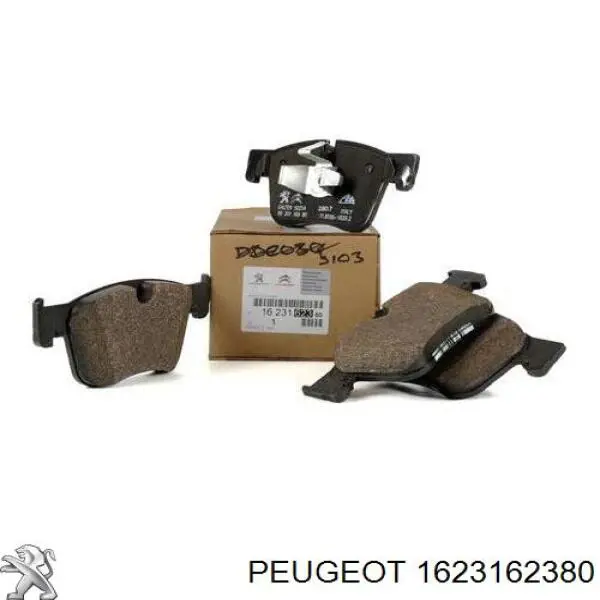 Купити 1623162380 Peugeot/Citroen Колодки гальмівні передні, дискові