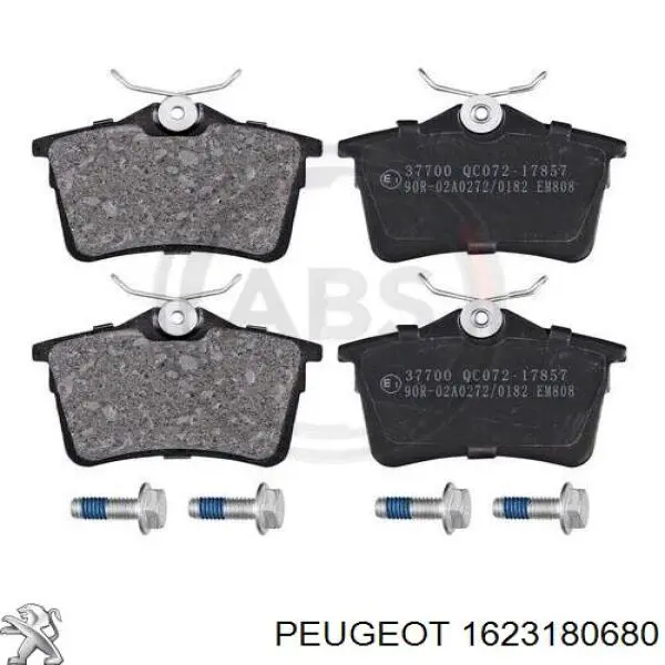 Купити 1623180680 Peugeot/Citroen Задні колодки