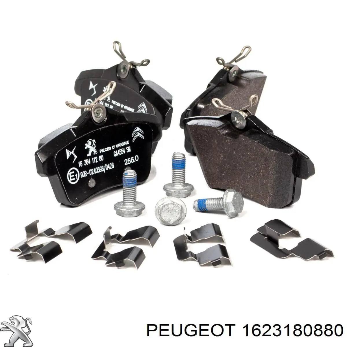 Задні гальмівні колодки Peugeot/Citroen 1623180880 ціна, від 29.27 USD