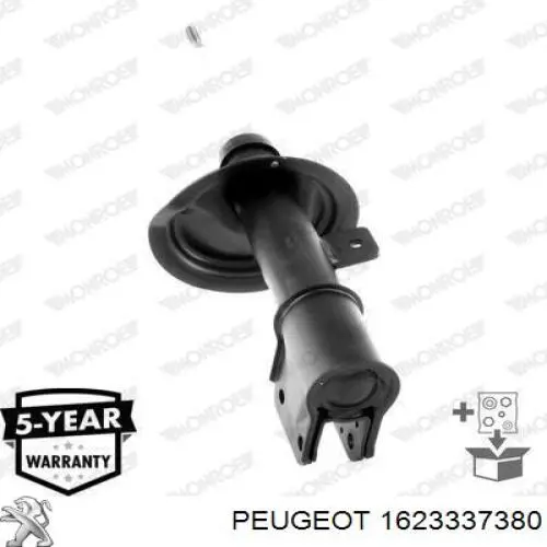 Амортизатор передній, правий 1623337380 Peugeot/Citroen