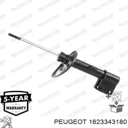 Амортизатор передньої підвіски, лівий Peugeot/Citroen 1623343180 ціна, від 46.01 USD